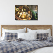 Herfst eten stilleven canvas print (Insitu (Slaapkamer))