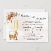 Herfst Eucalyptus Bubbles & Bourbon Autumn Shower Kaart (Voorkant)