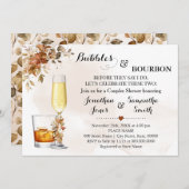 Herfst Eucalyptus Bubbles & Bourbon Autumn Shower Kaart (Voorkant / Achterkant)