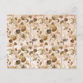 Herfst Eucalyptus Fall Wedding Details Informatiekaartje (Achterkant)