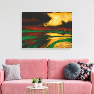 Herfst Evening   Emil Nolde   Canvas Afdruk