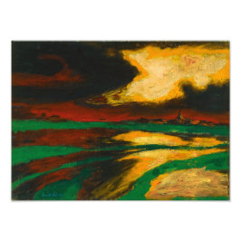 Herfst Evening | Emil Nolde | Foto Afdruk