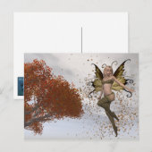 Herfst Faerie Design 1 - Fantasy Briefkaart (Voorkant / Achterkant)