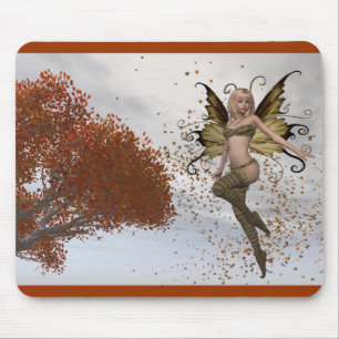 Herfst Faerie Design 1 - Fantasy Mousepad Muismat