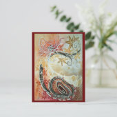 Herfst Faery Briefkaart (Staand voorkant)