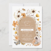 Herfst Fairy Boho Wildflower Garden Verjaardagsfee Kaart (Voorkant)