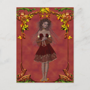 Herfst Fairy Design 2 - Fantastisch Briefkaart