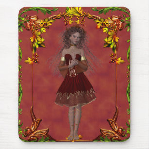 Herfst Fairy Design 2 - Fantasy Mousepad Muismat