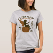 Herfst Fairy Pumpkin - "Een beetje magie in elke H T-shirt (Voorkant)
