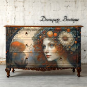 Herfst Fairy Queen River Fantasy Decoupage Tissuepapier