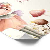 Herfst Fairy Verjaardag Welkomstbord Poster (Hoek)