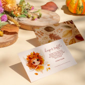 Herfst Fairy Woodland Luier Raffle Informatiekaartje