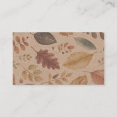 Herfst Fairy Woodland Luier Raffle Informatiekaartje (Achterkant)