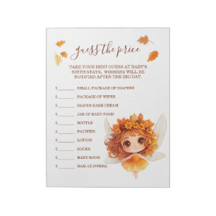 Herfst Fairy Woodland Raad de prijs Notitieblok