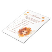 Herfst Fairy Woodland Raad de prijs Notitieblok (Schuin)