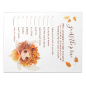 Herfst Fairy Woodland Raad de prijs Notitieblok (Voorkant)