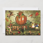 Herfst Fairytale uitnodiging (Achterkant)