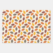 Herfst Falling Leaves Inpakpapier Vel (Voorkant 3)