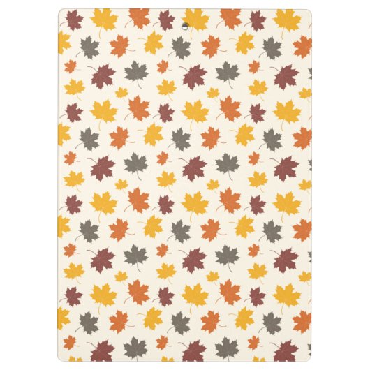Herfst Falling Leaves Klembord (Achterkant)