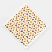 Herfst Falling Leaves Servet (Hoek)