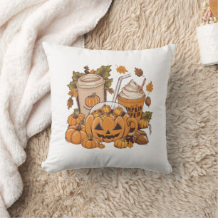 Herfst Familie Halloween Thanksgiving Lieflijke He Kussen