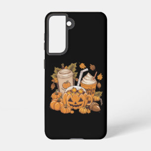 Herfst Familie Halloween Thanksgiving Lieflijke He Samsung Galaxy Hoesje