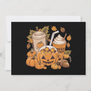 Herfst Familie Halloween Thanksgiving Lieve Herfst Kaart