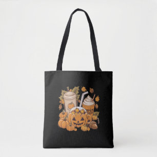 Herfst Familie Halloween Thanksgiving Schattig Her Tote Bag