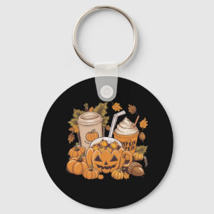 Herfst Familie Halloween Thanksgiving Schattige He Sleutelhanger