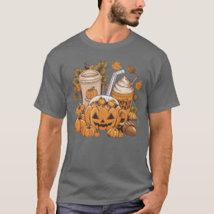 Herfst Familie Halloween Thanksgiving Schattige He T-shirt