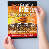 Herfst Family ReUnion Halloween Herfst Event Flyer (Hand)