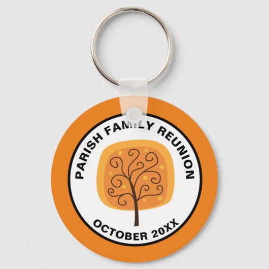 Herfst Family Reunion Souvenir Keepomwille Sleutel Sleutelhanger (Voorkant)
