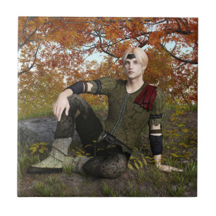 Herfst Fantasie Prins Bos Portret Tegeltje