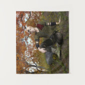 Herfst Fantasie Prins Bos Portret Wandkleed (Voorkant)