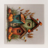 Herfst Fantasie Vogelnestje Puzzel (Horizontaal)