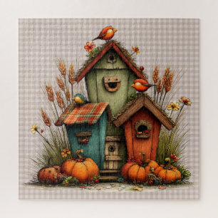 Herfst Fantasie Vogelnestje Puzzel