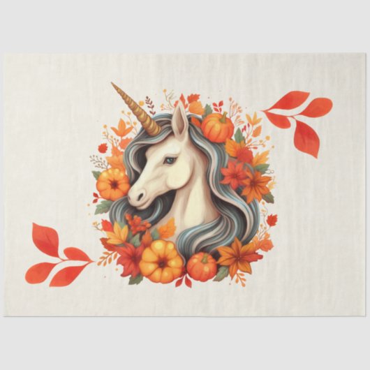 Herfst Fantasy B Tissue Paper Tissuepapier (Voorkant)