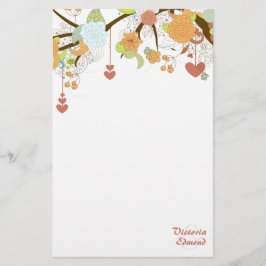 Herfst Fantasy Floral Specialized Stationery Briefpapier
