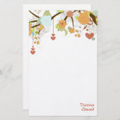 Herfst Fantasy Floral Specialized Stationery Briefpapier (Voorkant / Achterkant)