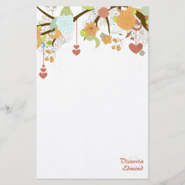 Herfst Fantasy Floral Specialized Stationery Briefpapier