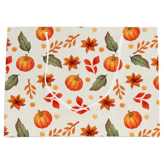 Herfst Fantasy Gift Bag Groot Cadeauzakje (Voorkant)