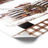 Herfst Farmhouse Truck Photo Print Foto Afdruk (Hoek)