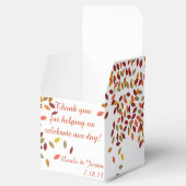 Herfst Favor Box Bedankdoosjes (Geopend)