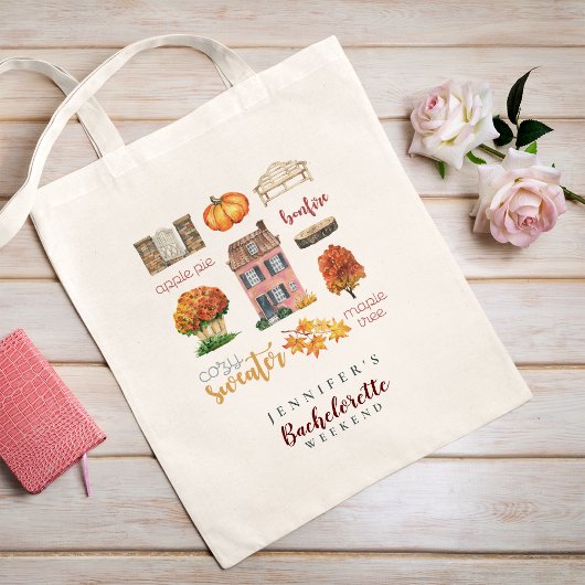 Herfst Favorieten Landelijke Kleuren Meisjesavond Tote Bag