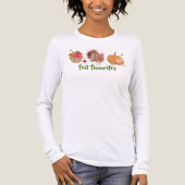 Herfst Favorieten Waterverf Appels Turkije Pompoen Tri-Blend Shirt (Voorkant volledig)