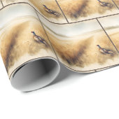 Herfst fazant in tarweveld cadeaupapier (Rol Hoek)