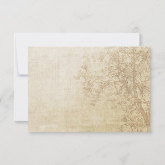 Herfst Fazant RSVP (Achterkant)