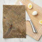 Herfst Fazanten Vlucht Theedoek (Quarter Fold)