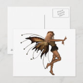 Herfst Fee - 1 Briefkaart (Voorkant / Achterkant)