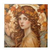 herfst feeëriek-artistiek tegeltje (Voorkant)